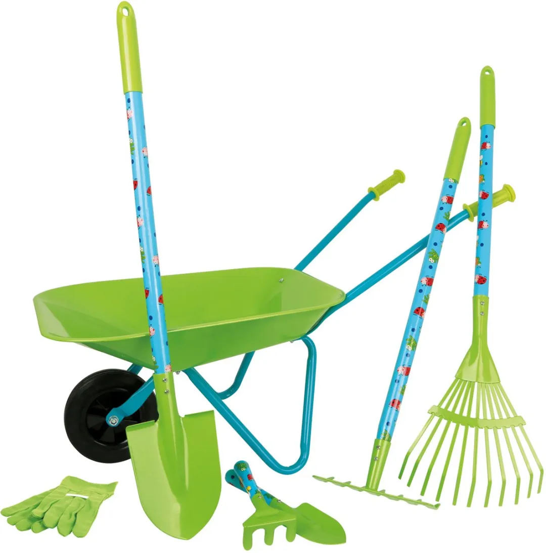 Small Foot Tuingereedschap Kruiwagen 8-delig