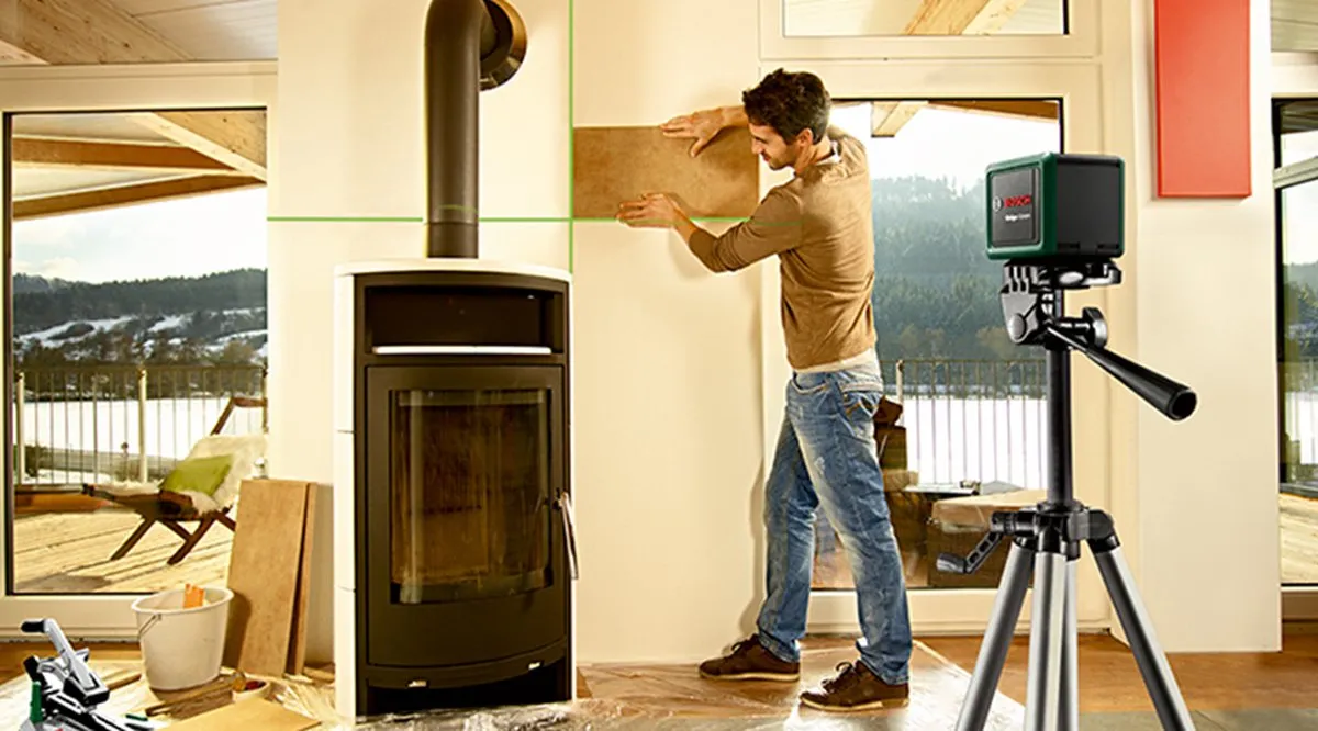 Bosch Quigo Green Kruislijnlaser 0603663CZ0 - Groen - 2 Batterijen