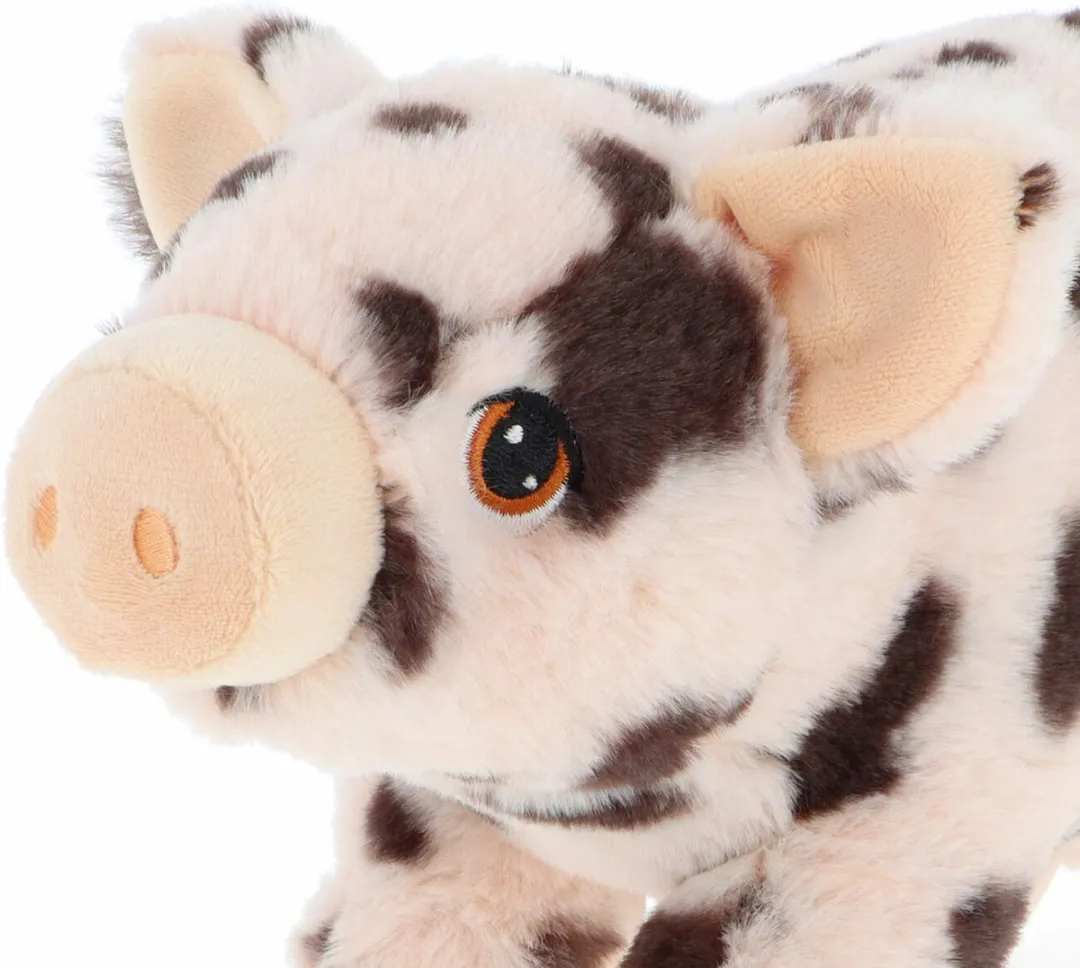 Keel Toys Pluche Varken Knuffel - Roze Gevlekt - 28cm