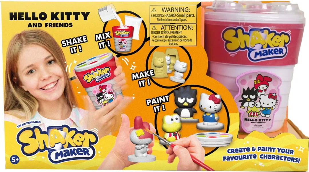 GP TOYS Shaker Maker Hello Kitty - Gipsvormen & Verfset - Roze - afbeelding 2 van 6