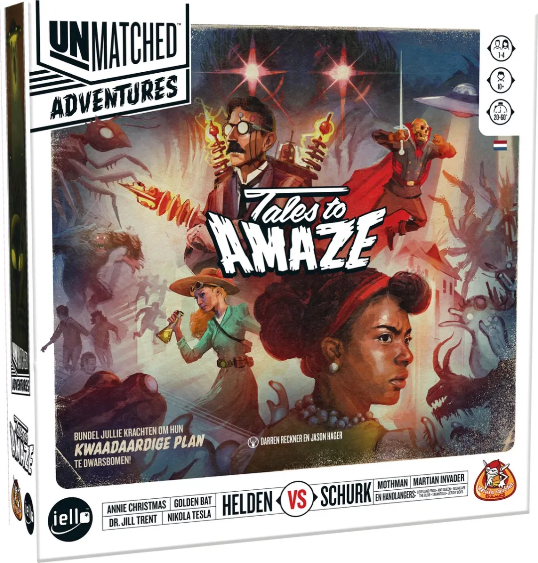 White Goblin Games Unmatched Adventures Tales to Amaze Expertspel - 1-4 Spelers
