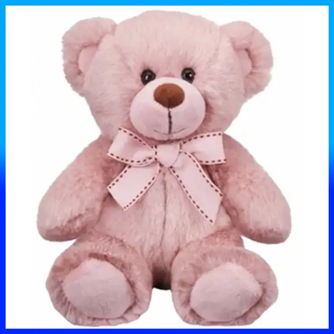 Topknuffels Teddybeer Roze met Strik 20cm