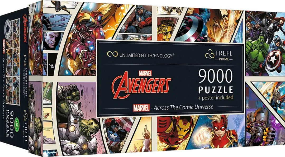 Trefl Marvel Across the Comic Universe Puzzel 9000 Stuks