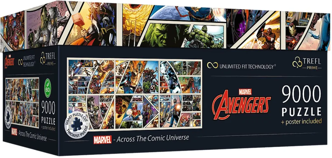 Trefl Marvel Across the Comic Universe Puzzel 9000 Stuks
