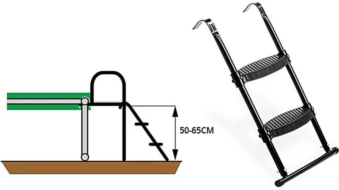 EXIT Toys Trampoline Ladder 11.40.42.00 - 50-65cm