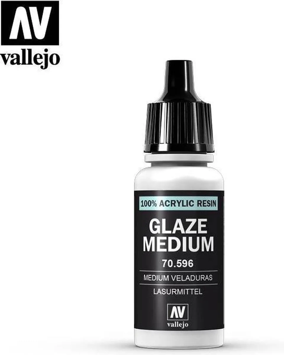 Vallejo Hobbyverf Acrylverf Glaze Medium 18ml