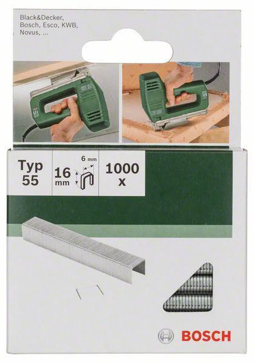Bosch Niet Type 55 16,0mm - 1000 Stuks