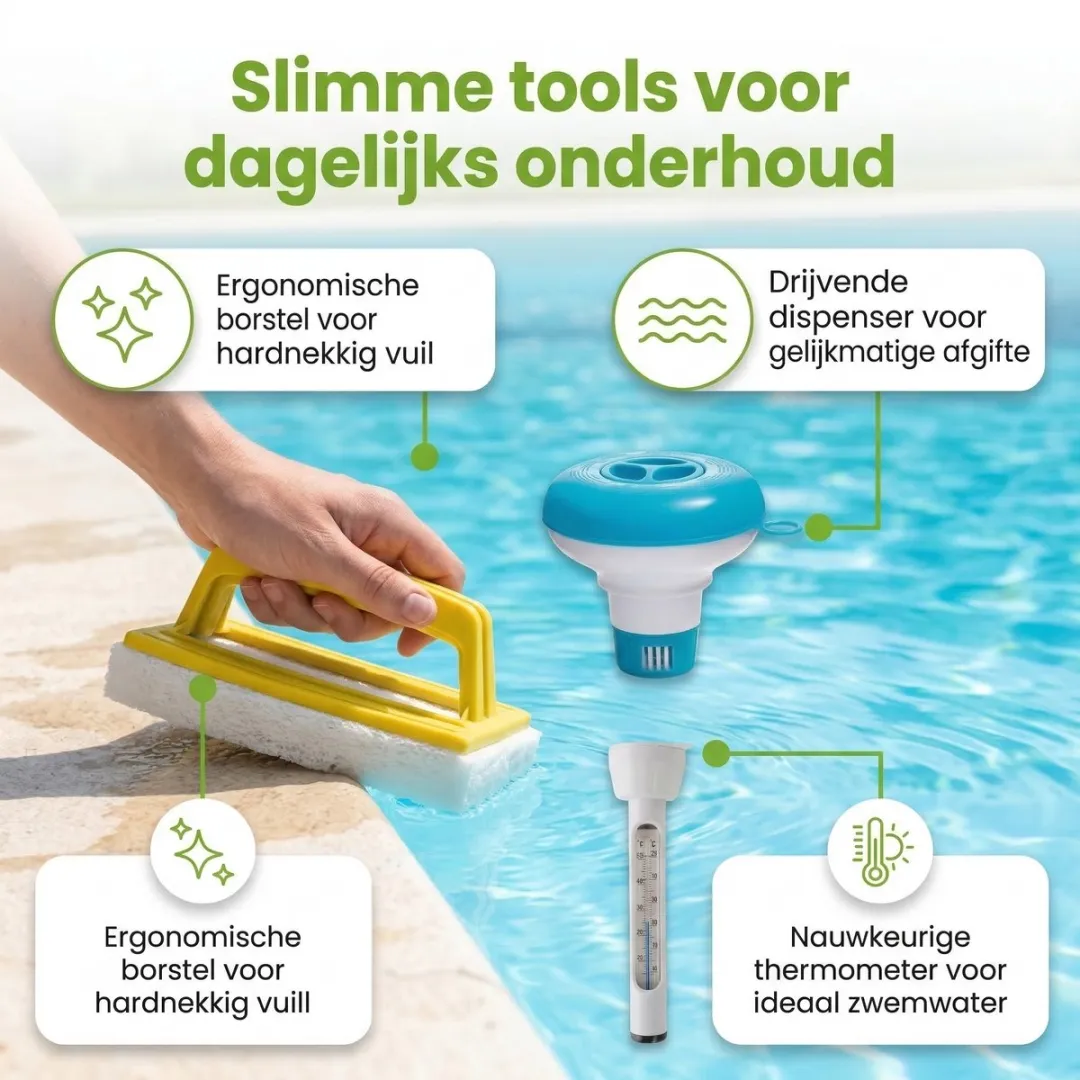 EXIT Rechthoekig Lime Frame Zwembad - 300 x 200 x 65 cm - Inclusief Pomp Afdekzeil - Onderhoudspakket - Thermometer - 7-delig