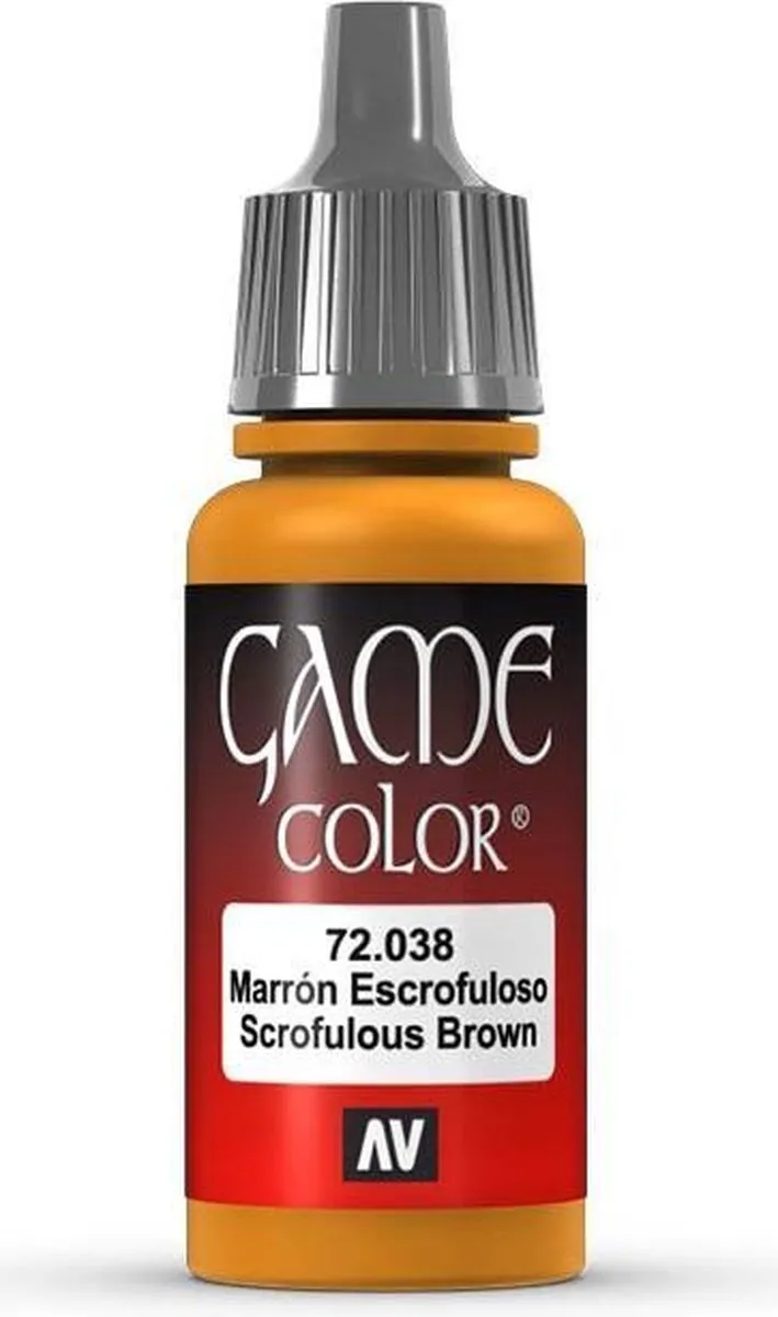 Vallejo Game Color Scrofulous Brown Acrylverf 18ml