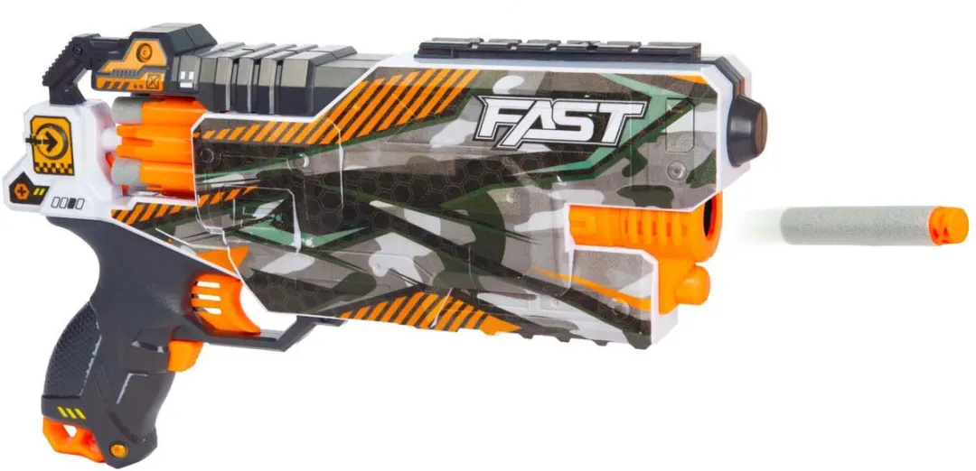 Toi-Toys Shockwave Elektrisch Afschietpistool 32088A - 24 Foampijlen - Multicolor