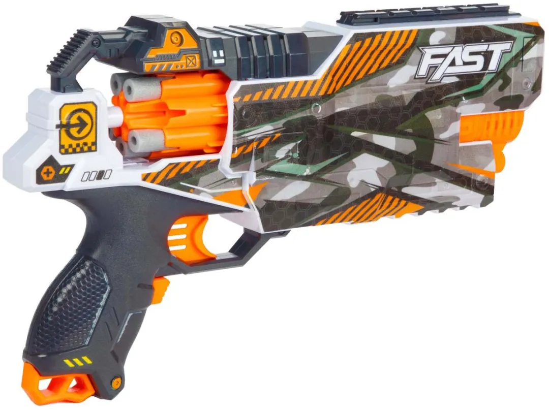 Toi-Toys Shockwave Elektrisch Afschietpistool 32088A - 24 Foampijlen - Multicolor