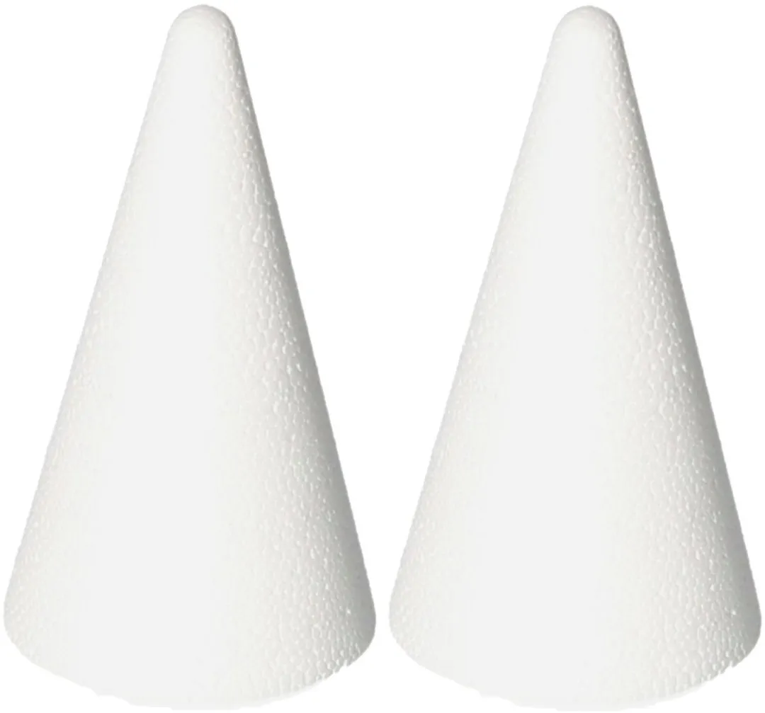 Rayher Piepschuim Kegels 2 Stuks
