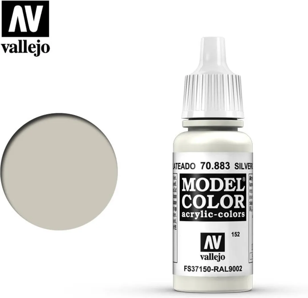 Vallejo Model Color Silvergrey Acrylverf 17ml