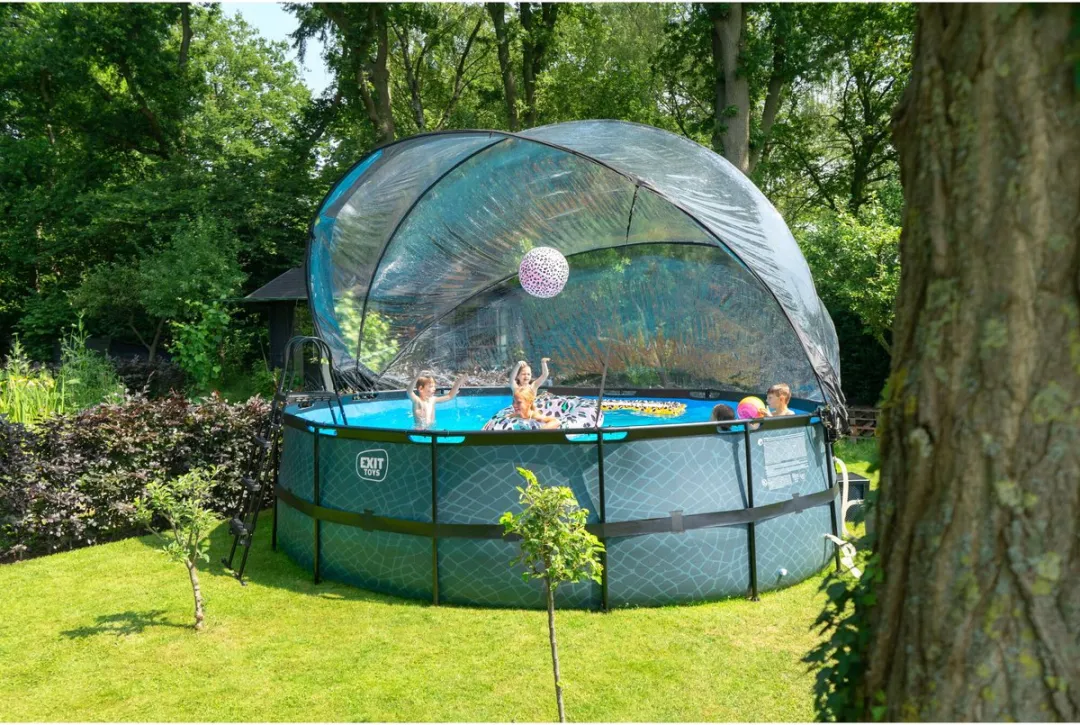EXIT Wood Zwembad 508cm - 19.330L - Bruin