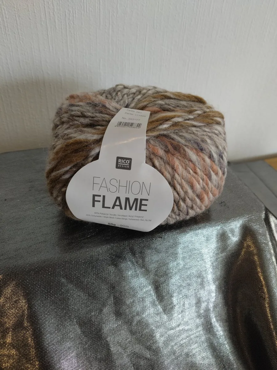 Rico Design Fasin Flame 50g - 60% Acryl/40% Scheerwol - Mix