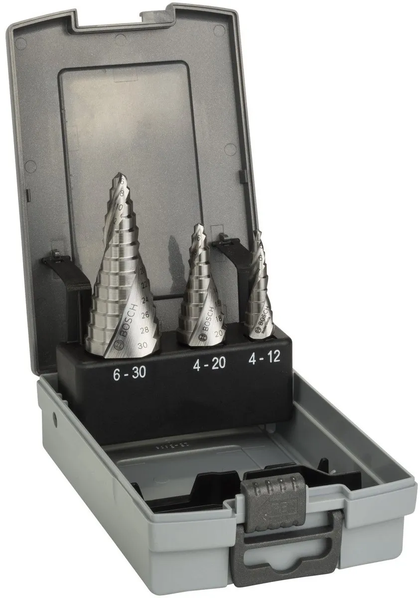 Bosch 3 ST HSS Trappenboor 4-12/4-20/6-30mm