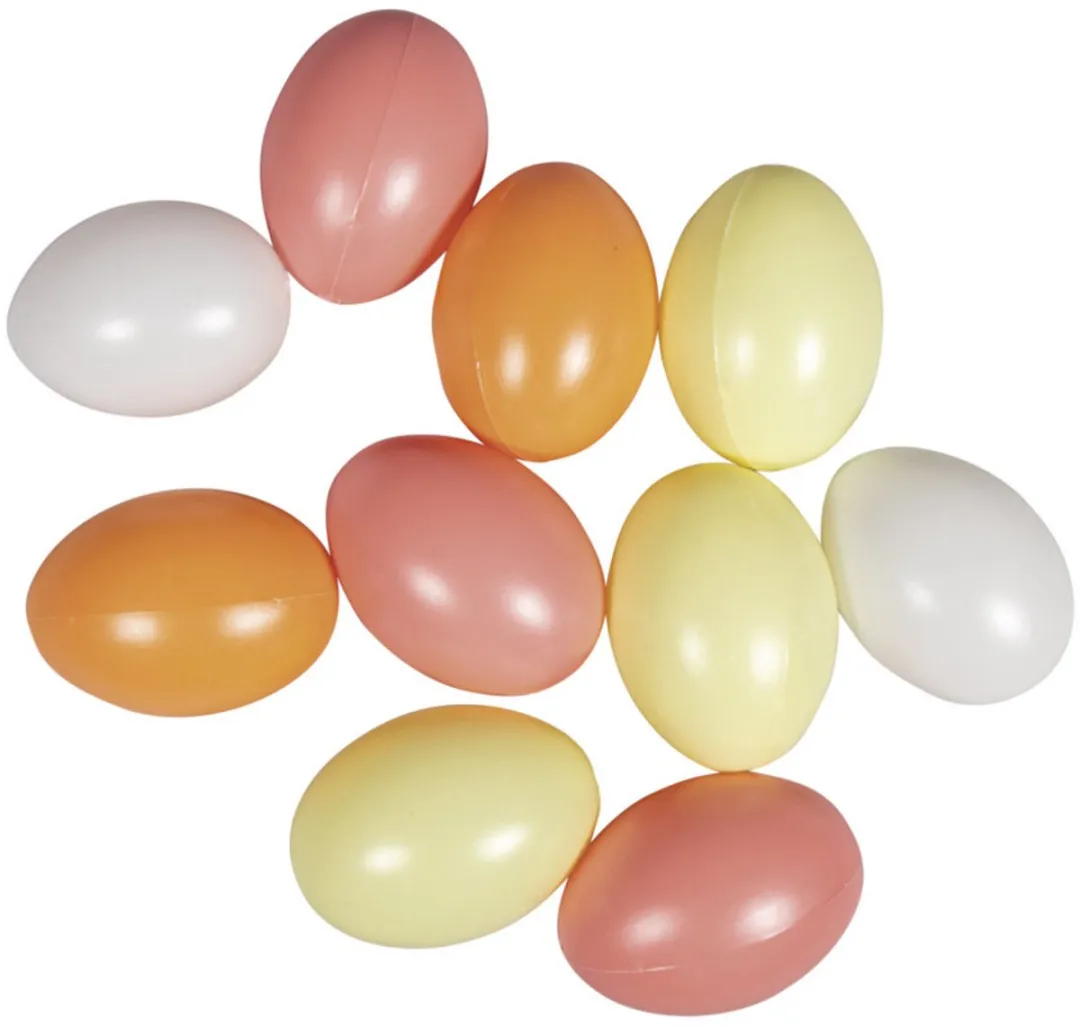Rayher Paaseieren Kunststof - 30 Stuks - Pastel - 6 cm