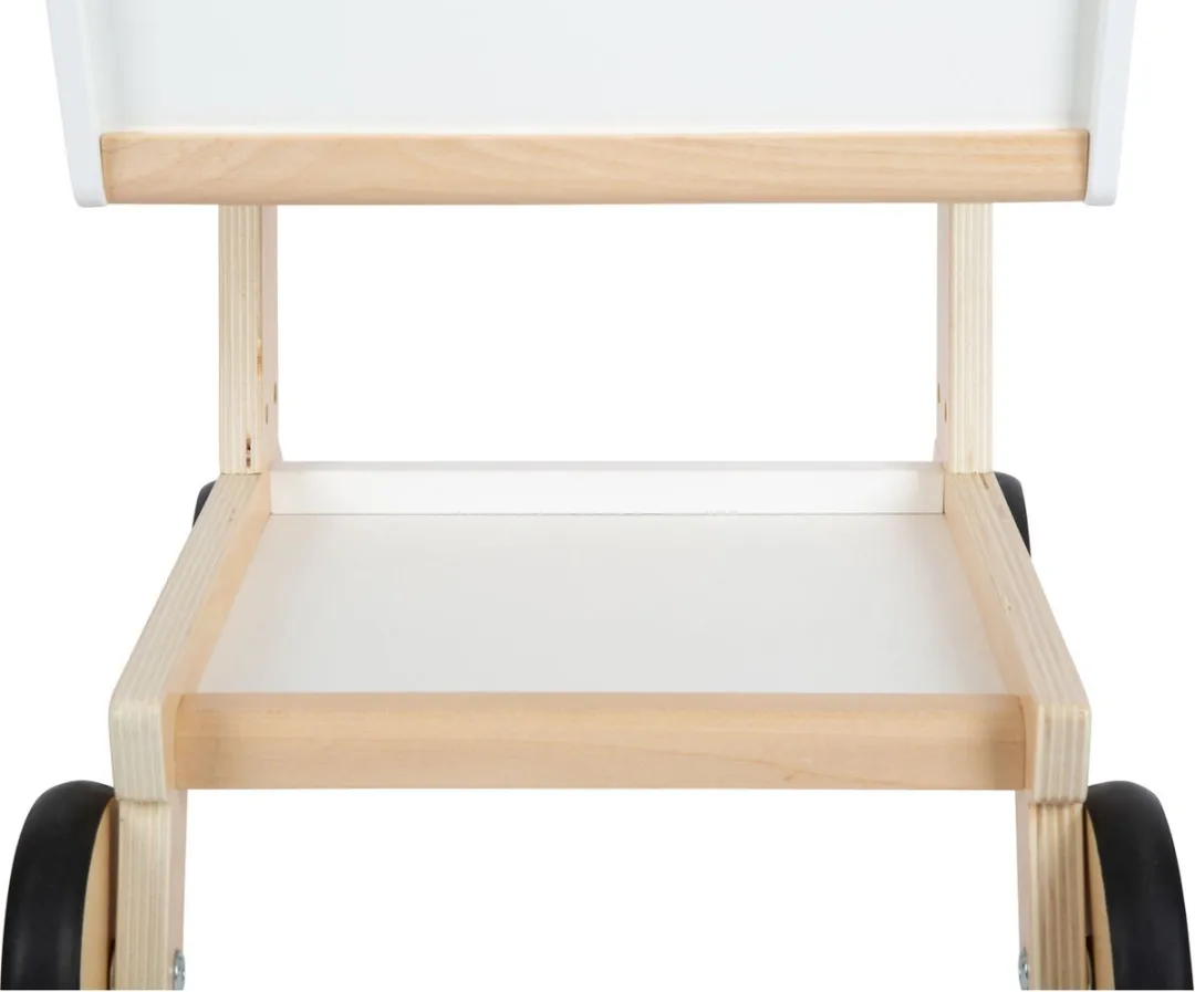 Small Foot Houten Winkelwagen - Wit