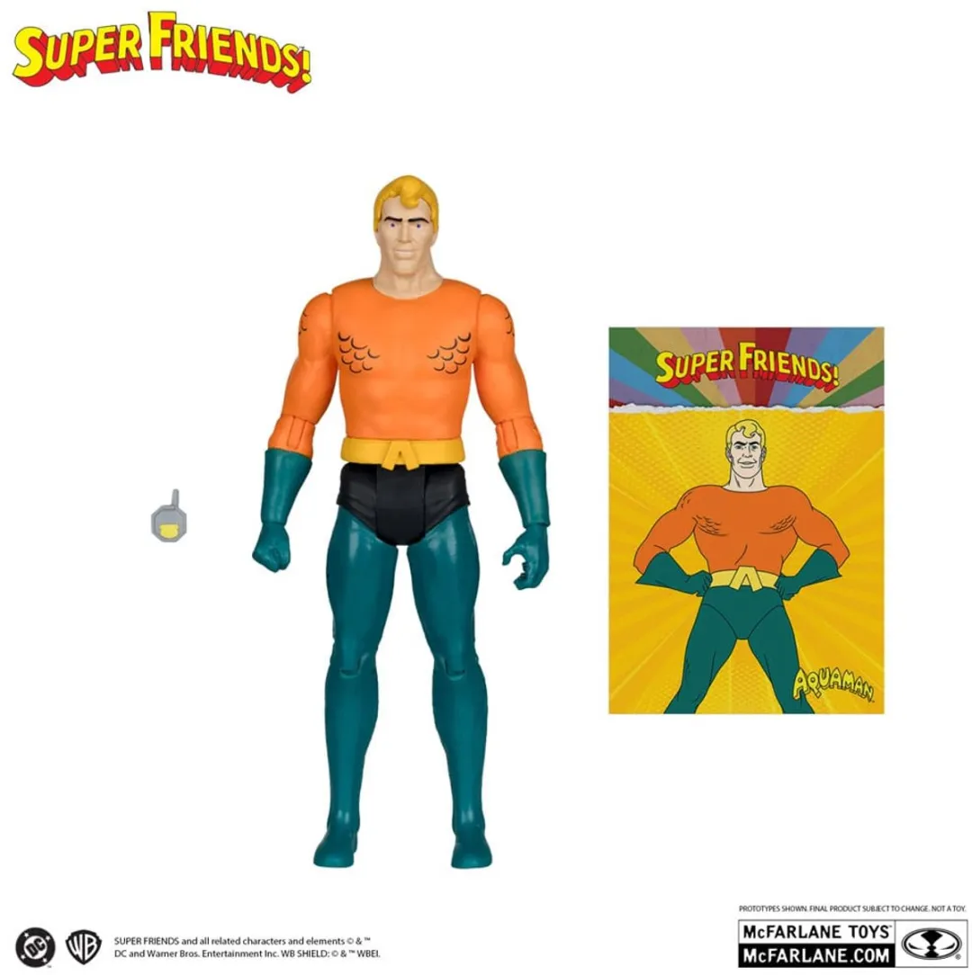 McFarlane Toys DC Retro Super Friends Aquaman Action Figure 15cm - Multi