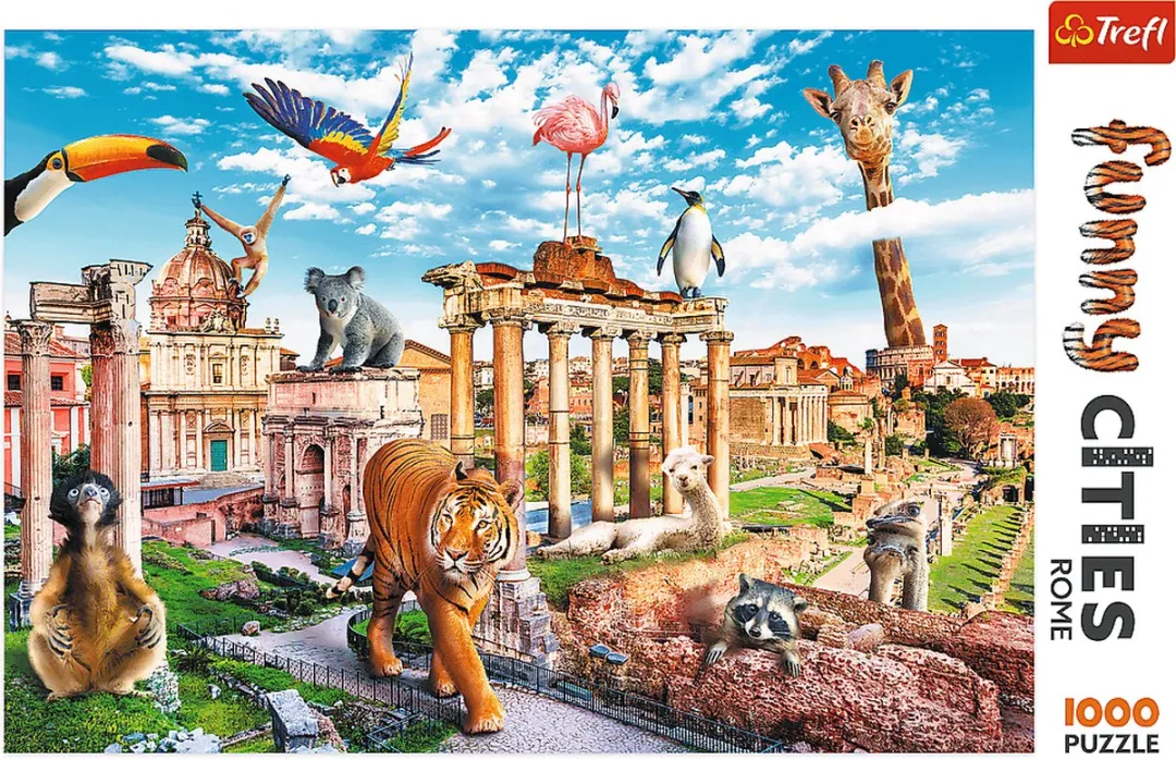 Trefl Wild Rome 1000 Puzzels - Meerkleurig
