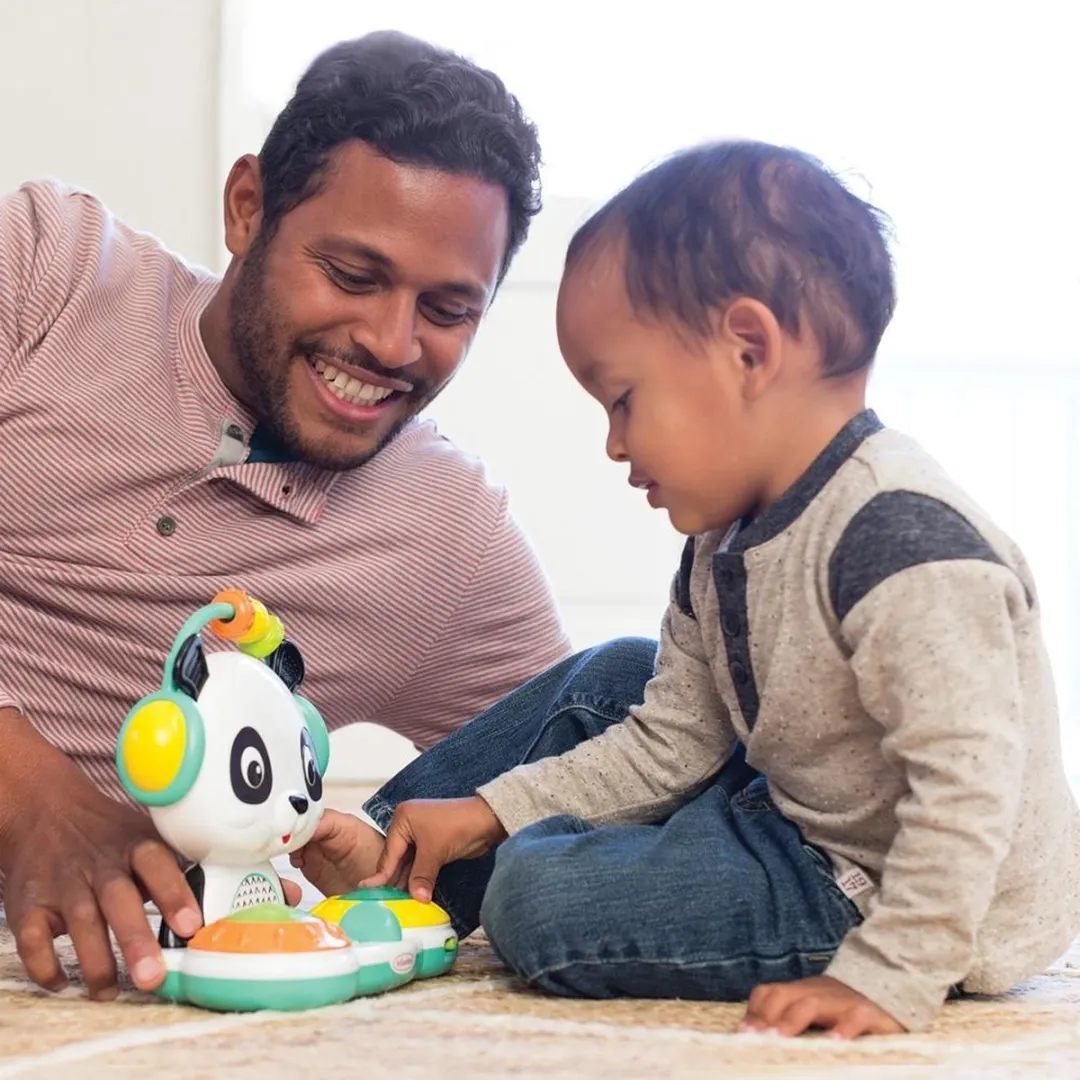 Infantino Sensory Spin & Slide DJ Panda Speelgoed - Multicolour