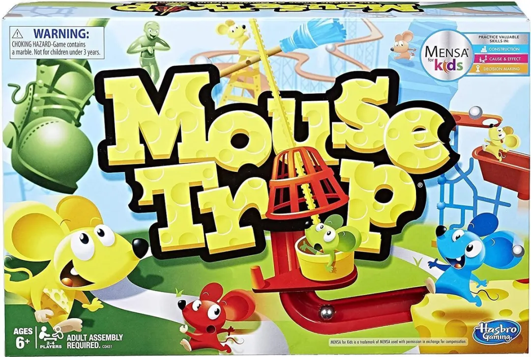 Hasbro Gaming Mouse Trap Bordspel Originele Editie C0431