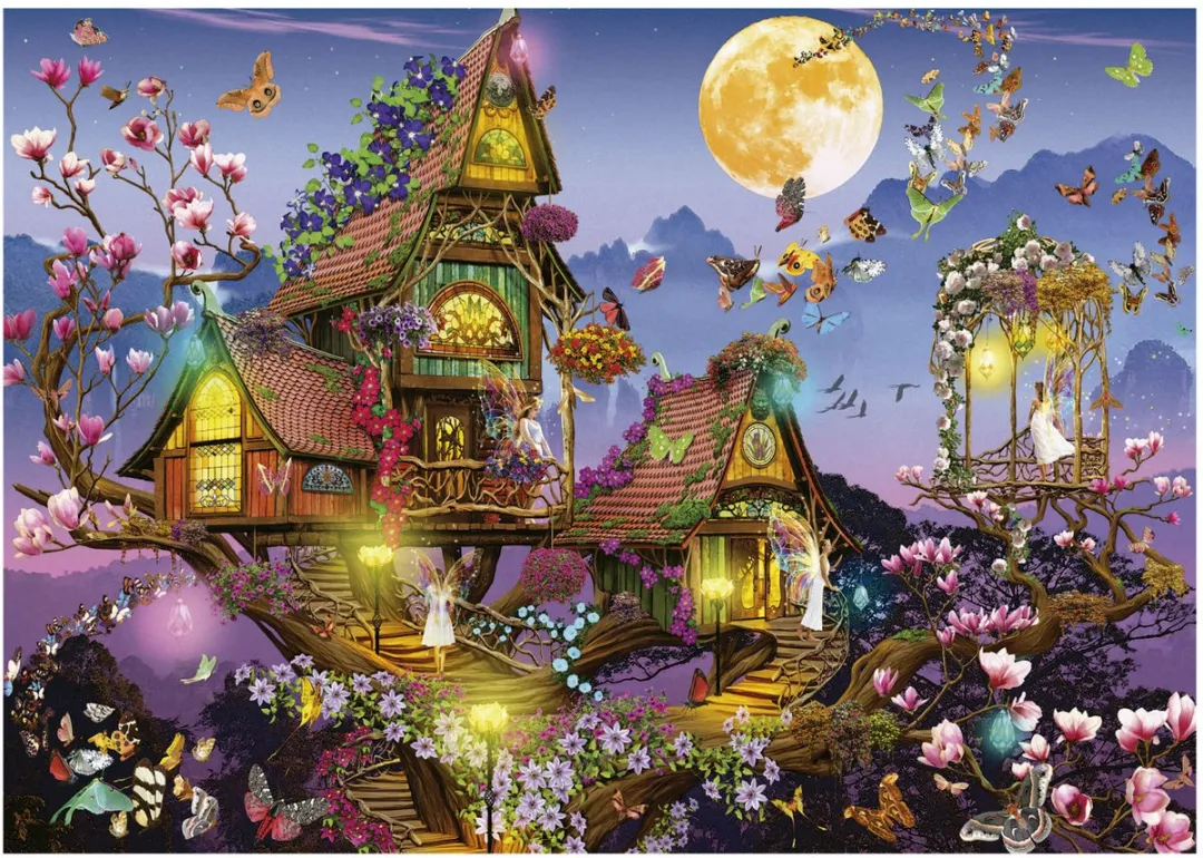 Educa Feeënhuis Puzzel 500 Stuks - Multicolor