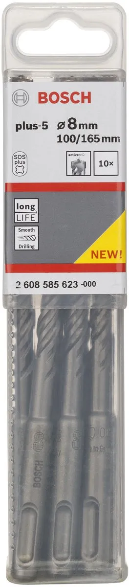 Bosch Hamerboor SDS-plus-5 8x100mm - 10 Stuks