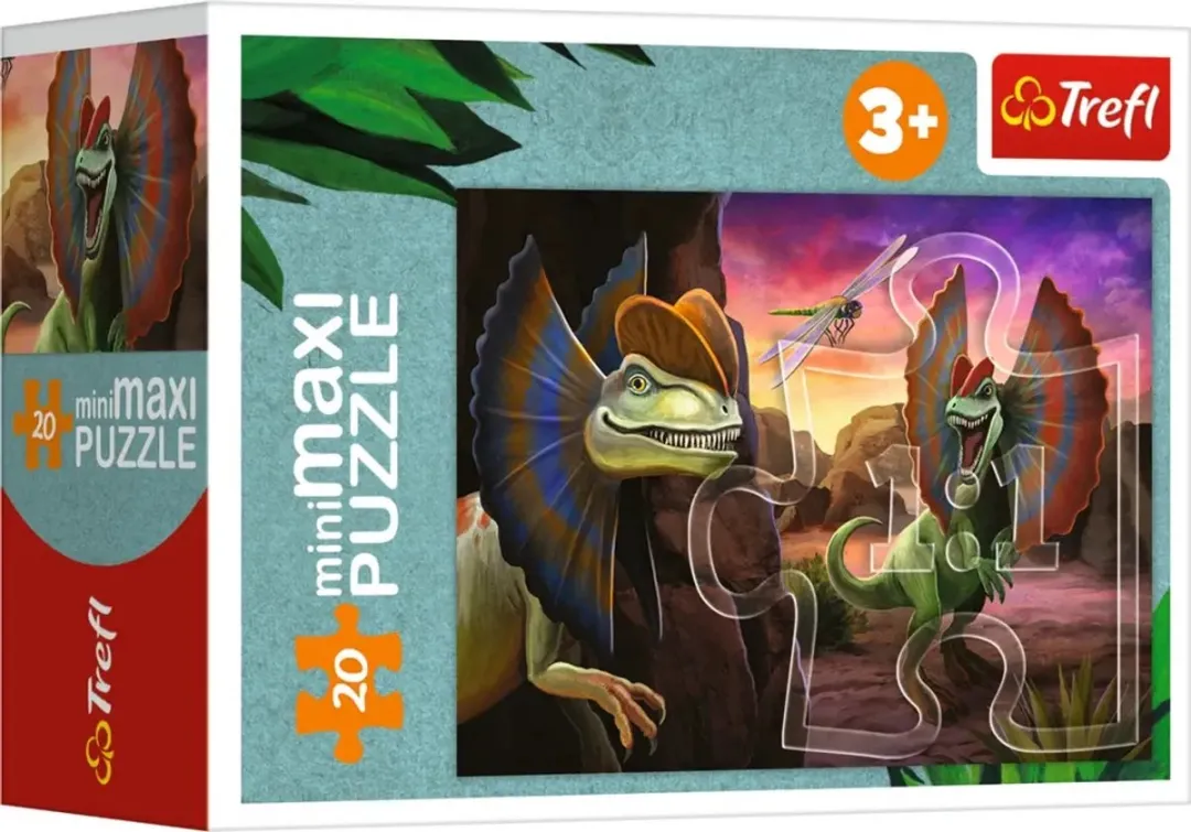 Trefl Dinozaur Puzzle 20 Stuks - Meerkleurig