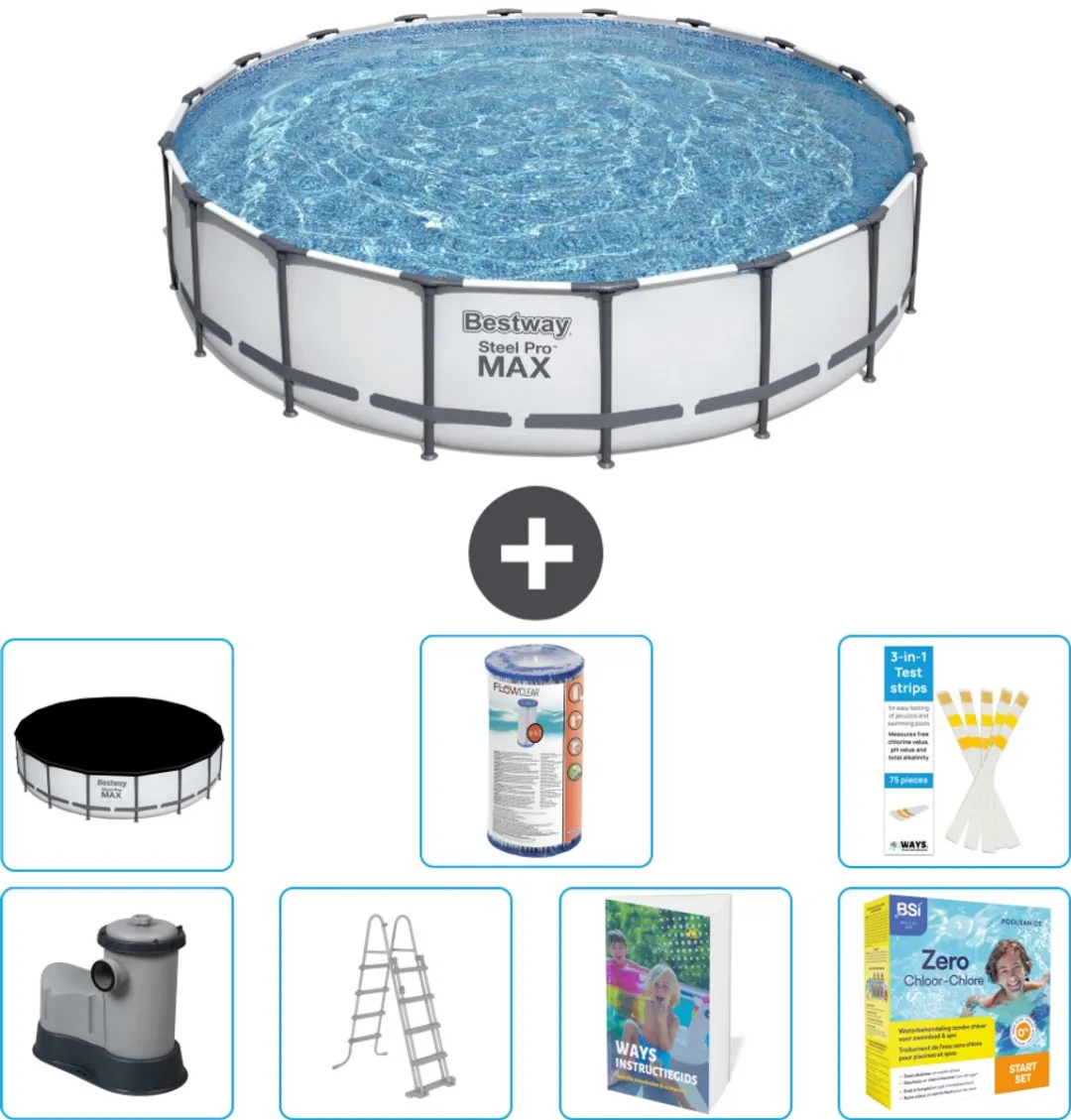 Bestway Steel Pro MAX Zwembad 549x122cm