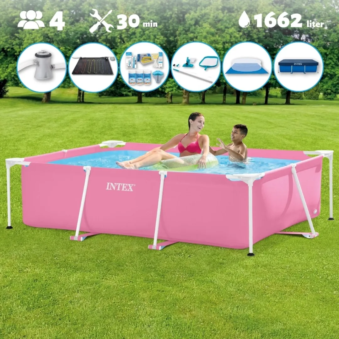 Intex Zwembad 220x150x60cm Roze