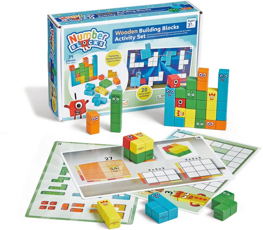 Learning Resources Numberblocks Houten Bouwblokken - 2 Stuks - Multicolor