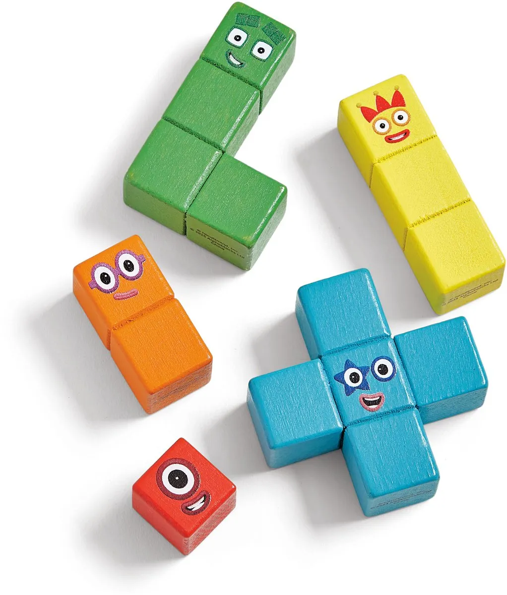 Learning Resources Numberblocks Houten Bouwblokken - 2 Stuks - Multicolor