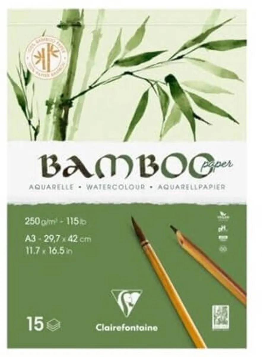 Clairefontaine Bamboo Aquarelpapier A3