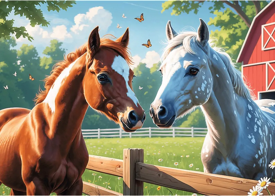 Trefl Legpuzzel Paarden 200 Stuks - MPN 31513328 - Multicolor