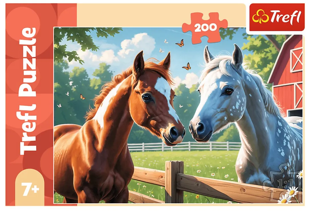 Trefl Legpuzzel Paarden 200 Stuks - MPN 31513328 - Multicolor