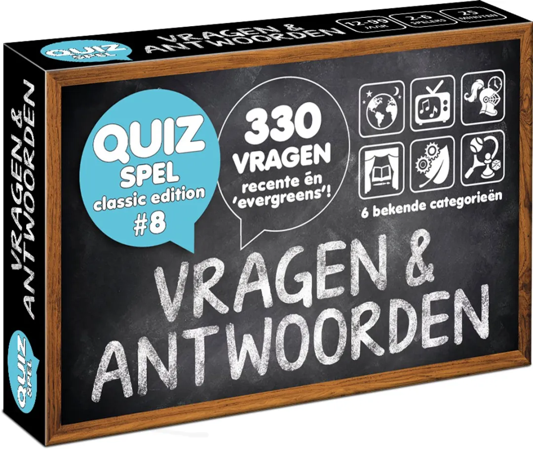 Vragen & Antwoorden #8 Trivia Kaartspel