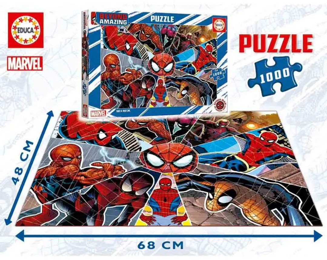 Educa Spider-Man Beyond Amazing 1000 Puzzel - Multicolor - afbeelding 6 van 6