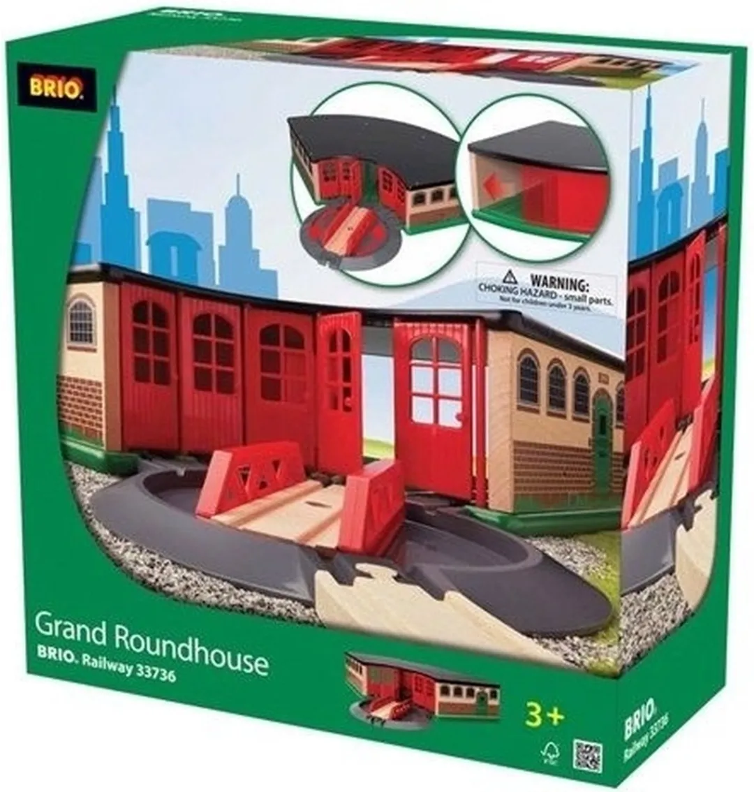 BRIO Treinremise 33736 - Rood