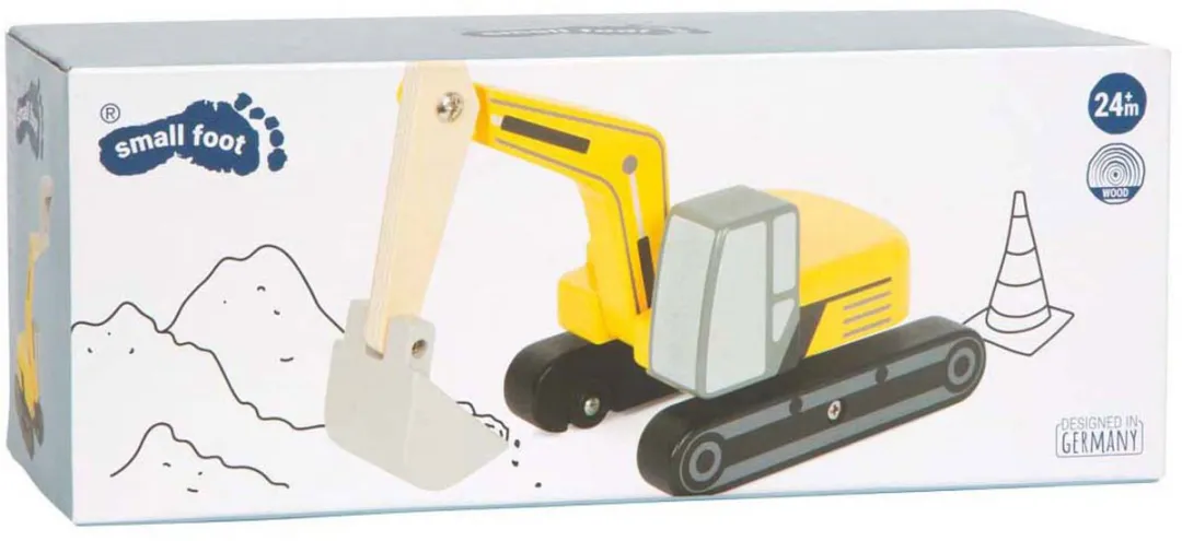 Small Foot Houten Graafmachine 12637 - Multicolor