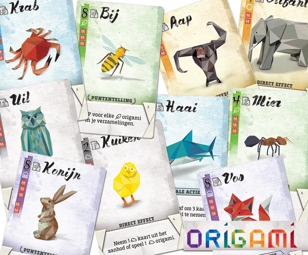 White Goblin Games Origami - Kaartspel voor papier vouwen - Games