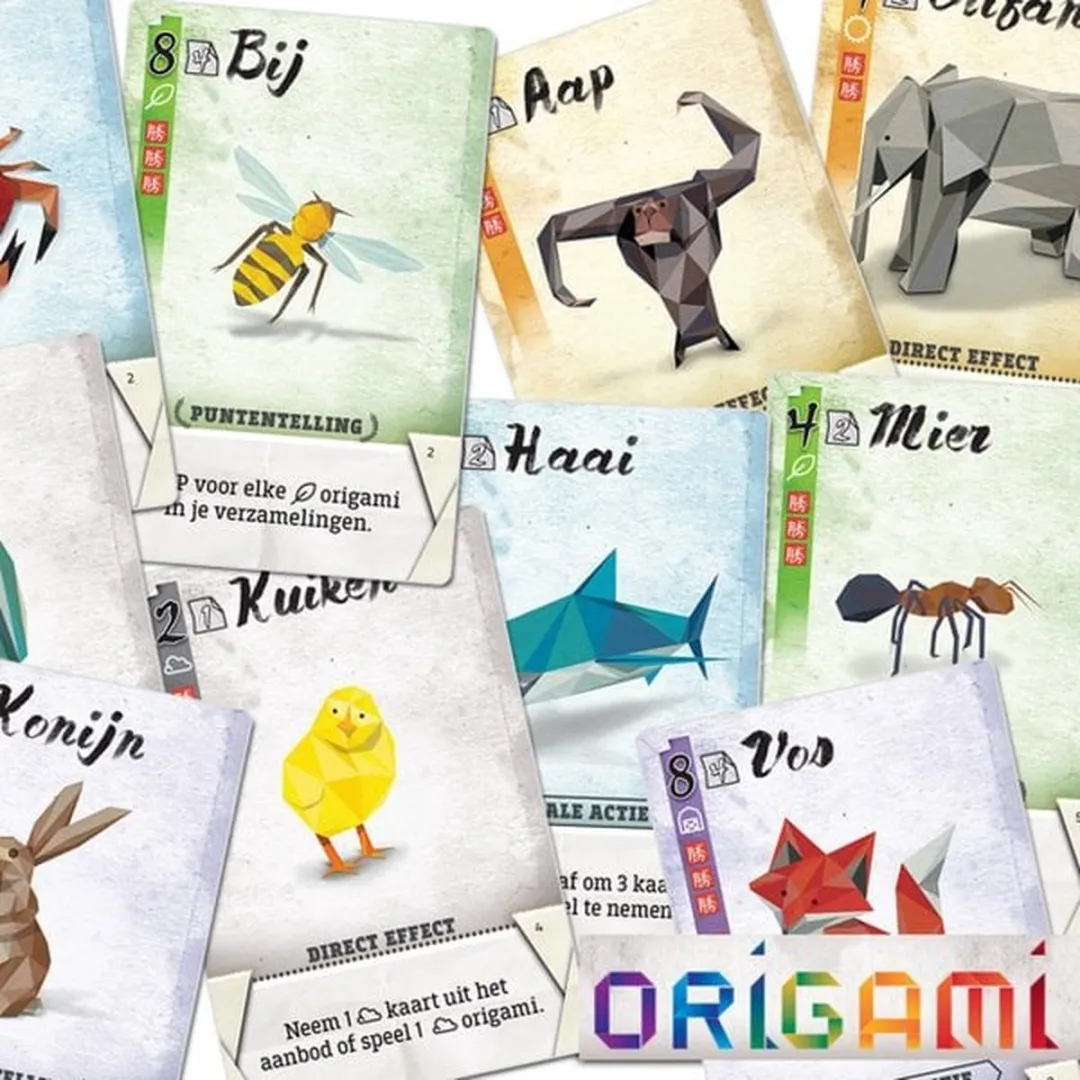 White Goblin Games Origami - Kaartspel voor papier vouwen - Games