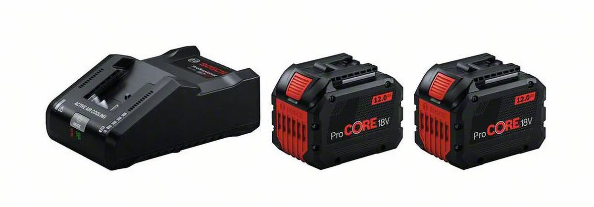 Bosch ProCORE18V Startset 2x 12.0Ah + GAL 18V-160 Lader
