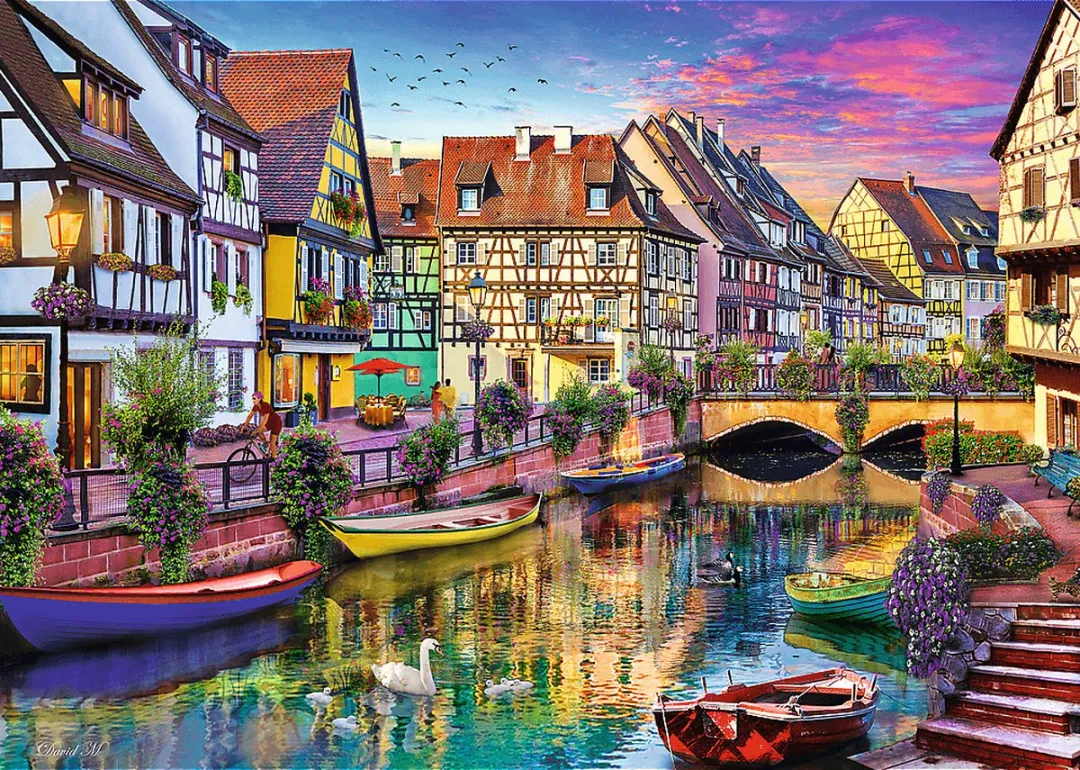 Trefl 2000 Puzzle Colmar Frankrijk 1000 Stuks - Multicolor