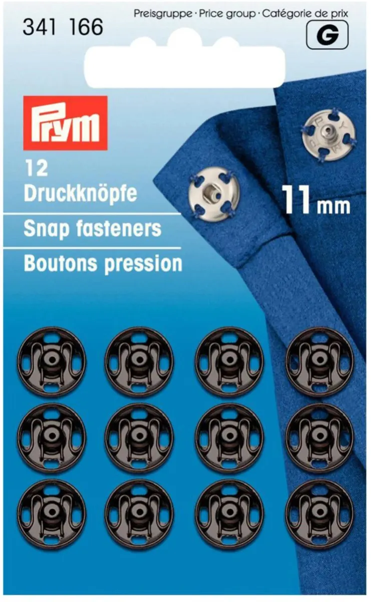 Prym Drukknoop 11mm - 12 Stuks