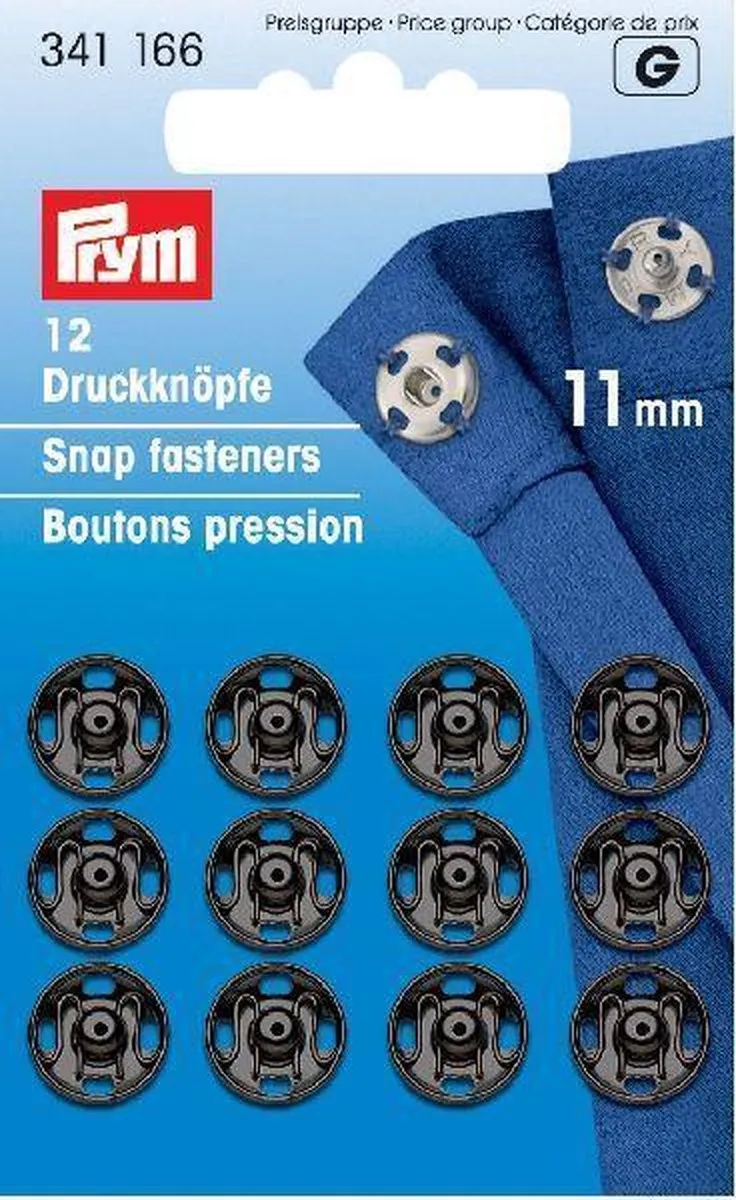 Prym Drukknoop 11mm - 12 Stuks