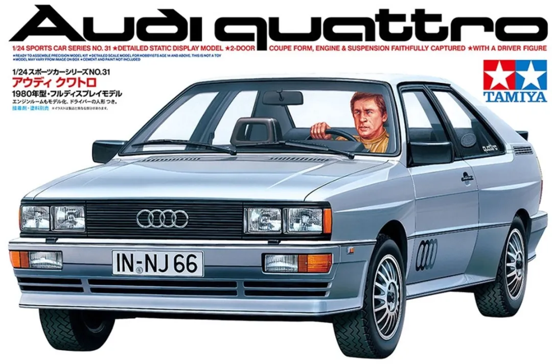 Tamiya 24031 Audi Quattro Modelbouwpakket