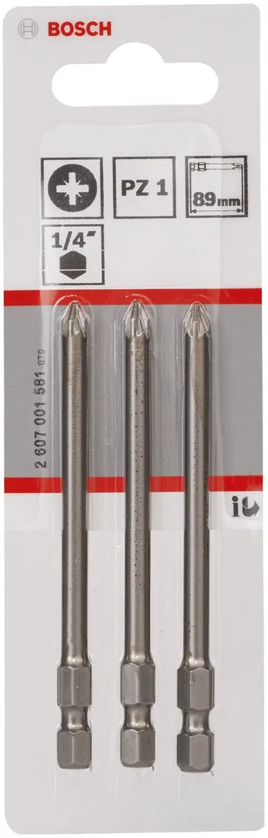 Bosch XH-TORS/PZ1/89MM Torx-schroevendraaiers - 3 Stuks