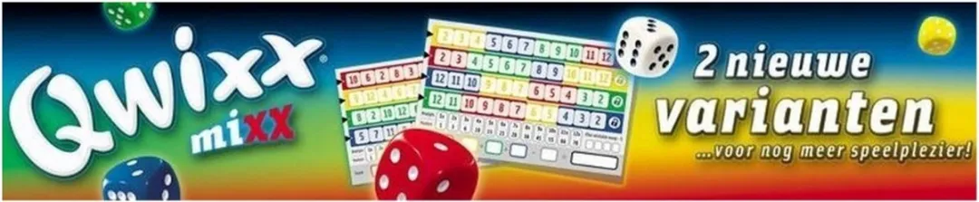 White Goblin Games Qwixx Uitbreidingsset - Scoreblokken & Mixx - Multi