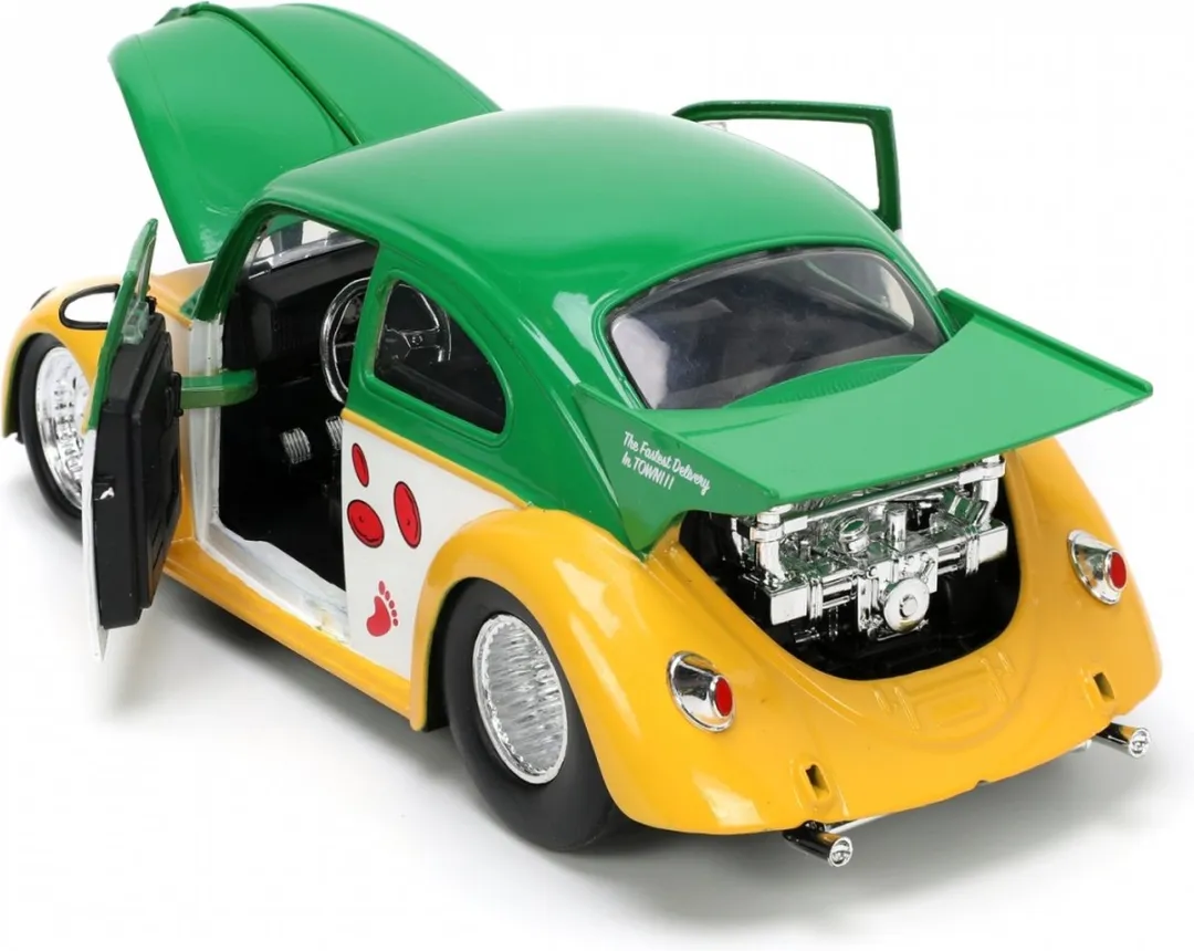 Jada Toys 1959 VW Drag Beetle - Groen/Geel